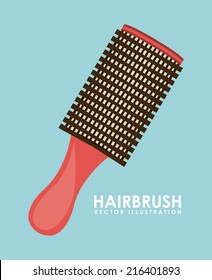 salon design over blue background vector illustration