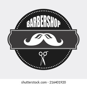 salon design over white background vector illustration