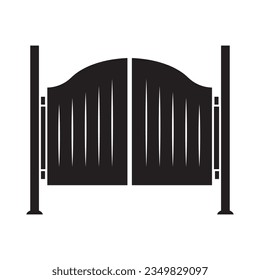 Salon door icon vector illustration symbol design
