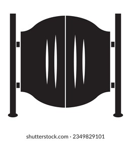 Salon door icon vector illustration symbol design