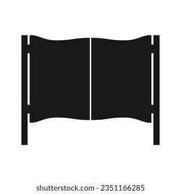 Salon door icon vector illustration symbol design
