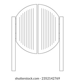 Salon door icon vector illustration symbol design