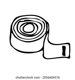 Salon equipment. The isolated object on a white background.
Collar for haircuts.