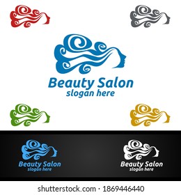 Salon Fashion Logo for Beauty Hairstylist, Cosmetics, or Boutique 