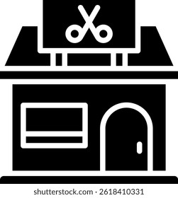 Salon Icon Glyph Vector Illustration