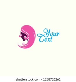 salon logo template vector