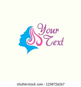 salon logo template vector