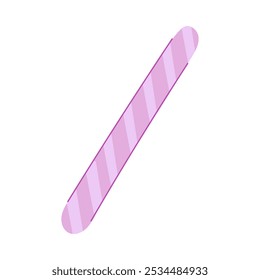 salon nail file cartoon. beauty hygiene, trim maintenance, accessory kit salon nail file sign. isolated symbol vector illustration