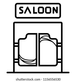 Saloon door icon
