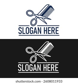 Saloon icon logo design template