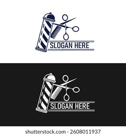 Saloon icon logo design template