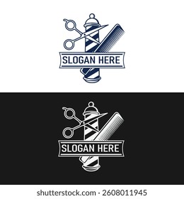Saloon icon logo design template