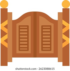 Saloon Line vector Icon Design