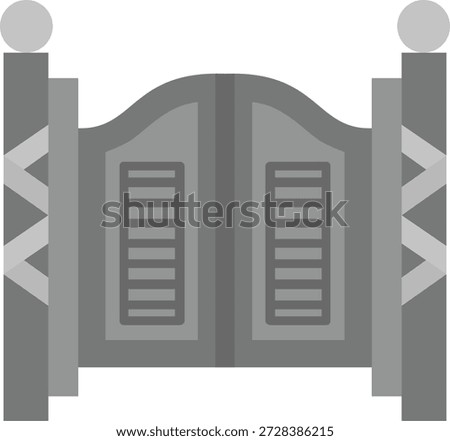 Saloon Line vector Icon Design