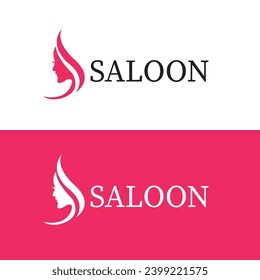 SALOON LOGO DESIGN TEMPLATE LOGO