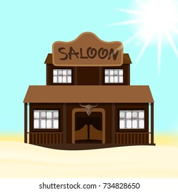 Saloon Old West Building 