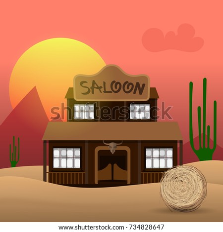Saloon Old West Building 