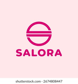 O logotipo do vetor Salora é adequado para logotipos de empresas ou marcas