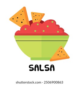 Salsa icon clipart avatar logtotype isolated vector illustration