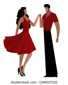 salsa rumba dancers