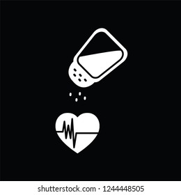 Salt affects the cardiovascular system