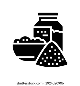 sal para el vector de iconos de glifos de baño. señal de sal para baño. símbolo de contorno aislado ilustración negra