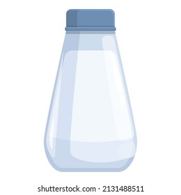 Salt bottle icon cartoon vector. Mexican glass. Lemon drink