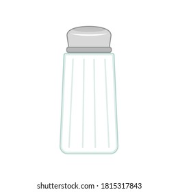 Salt bottle vector. Salt bottle on white background.