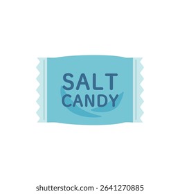 Salt Candy Wrapper Illustration - Electrolyte Supplement Sweet for Summer Heat