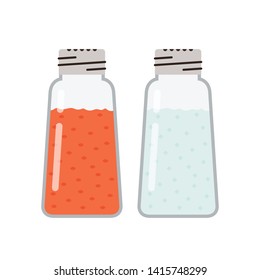 Salt and chilli powder vector. free space for text. wallpaper.