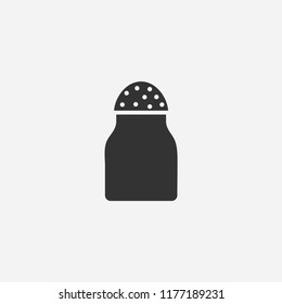 Salt container icon illustration,vector  sign symbol