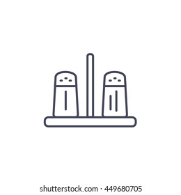 Salt container icon, Kitchen equipment