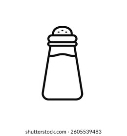 salt container icon sign vector. saltshaker icon. vector illustration