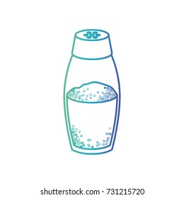 salt container silhouette gradient color from purple to blue vector illustration