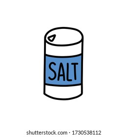 Symbol für Salzdoodle, Vektor-Abbildung