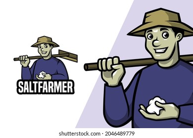 Salt Farmer - Mascot Logo Template