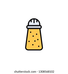 Salt flat vector icon sign symbol