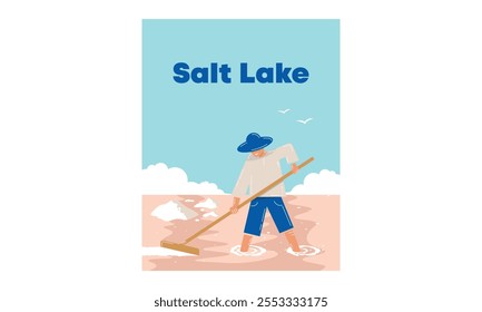 Salt Harvesting at the Salt Lake