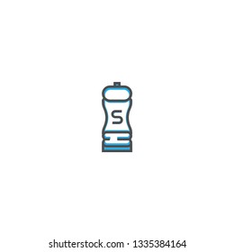 Salt icon design. Gastronomy icon vector illustration design