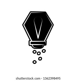 Salt icon. Element of dia de muertos for mobile concept and web apps icon. Glyph, flat icon for website design and development, app development