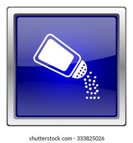 Salt icon. Internet button on white background. EPS10 vector.