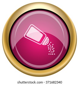 Salt icon. Internet button on white background. EPS10 vector.