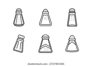 ícone de sal ilustração vetorial de arte de linha isolada