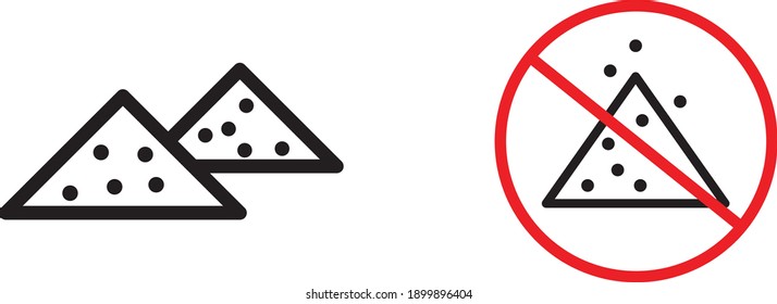 Salt Icon, Sodium Icon, Vector Illustration	