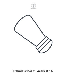 Salt icon symbol vector illustration isolated on white background