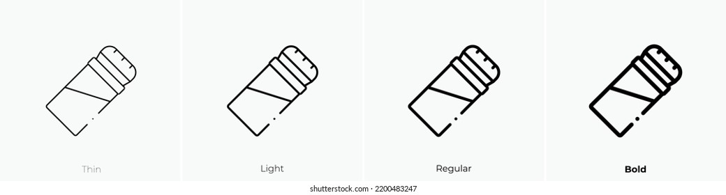 salt icon. Thin, Light Regular And Bold style design isolated on white background