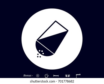 salt, icon, vector illustration eps10