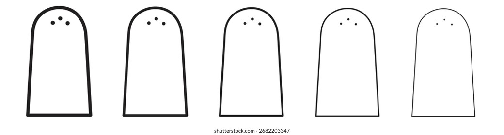 Icono de sal Ilustración vectorial aislada