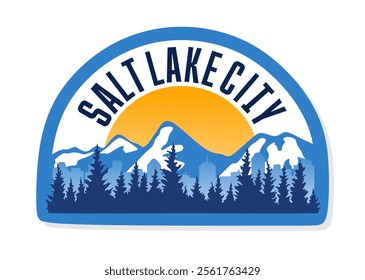 salt lake city utah with beautiful natural scenery