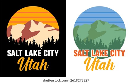 salt lake city utah with beautiful natural and mountain views
